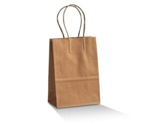 Brown Kraft Bag/Twisted paper handle- Baby 500pc/ctn