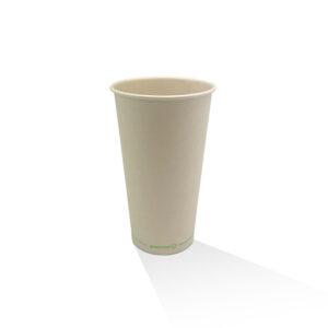 BioPBS Coated Bamboo Paper Cold Cup 24oz 500pc/ctn