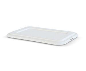 Sugarcane lid for 4 compartment tray 300pc/ctn