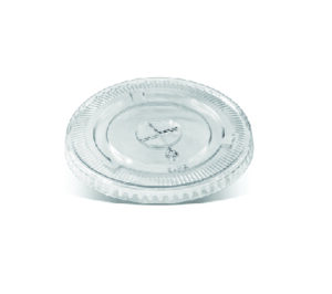 PET flat lid/X slot(fit U cups) 1000pc/ctn