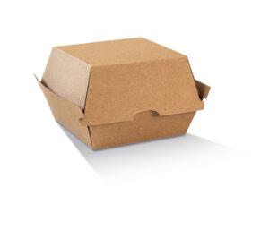 High Burger Box/Brown Corrugated Brown/Plain 200/ctn