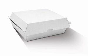 Dinner Box / / White Corrugated / Plain 150pc/ctn