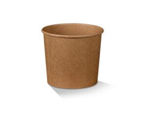 PE coated brown kraft bowl 16oz 500pc/ctn
