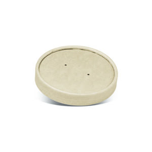 PLA coated bamboo paper lid/fit BBAP16, 500pc/ctn
