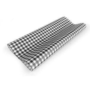 #Greaseproof Paper Gingham Black Large 400 X 330mm – 200/ream