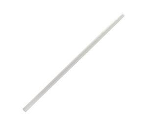 paper straw cocktail-plain white 2500pc/ctn